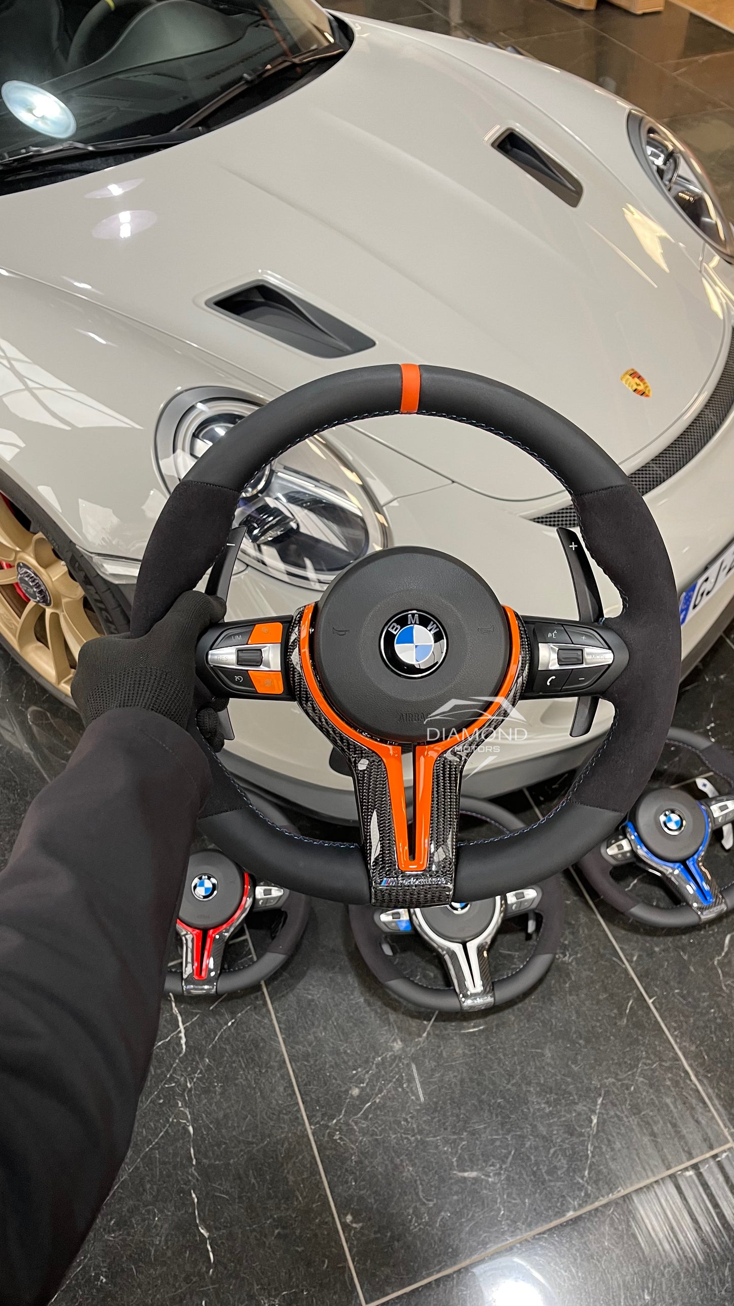 Volant Semi-Alcantara pour BMW série 5, 6, 7