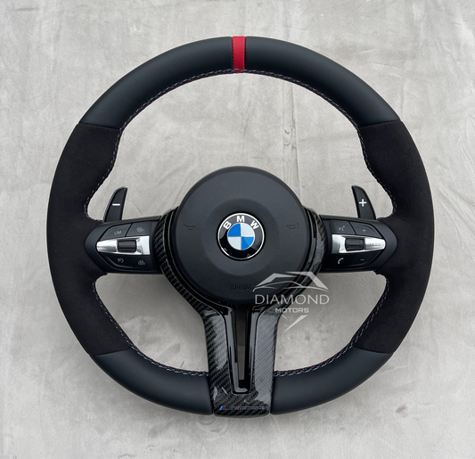 Volant BMW Semi-Alacantara pour série 1, 2, 3, 4 et X1 à X6